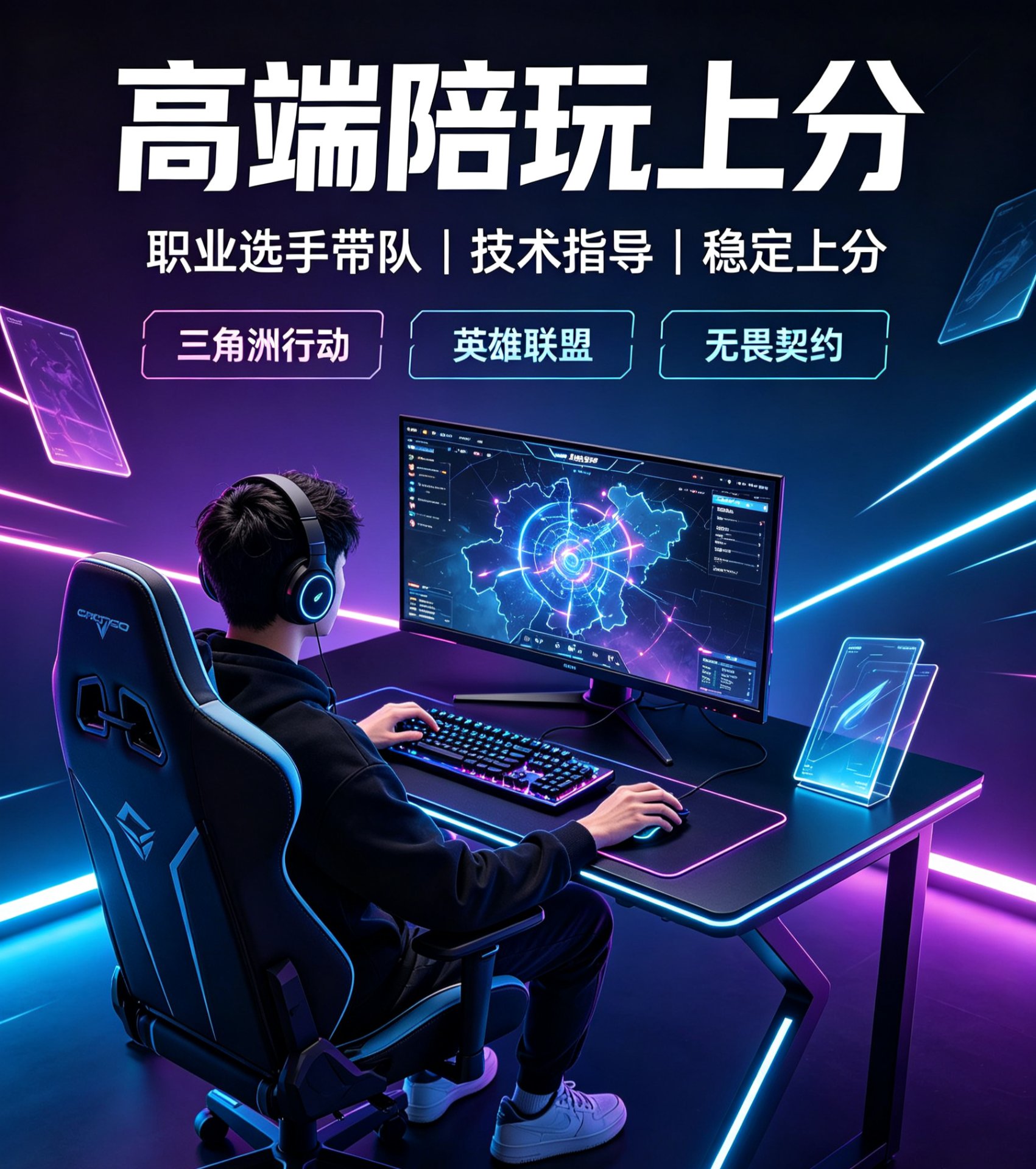 高端游戏陪玩服务